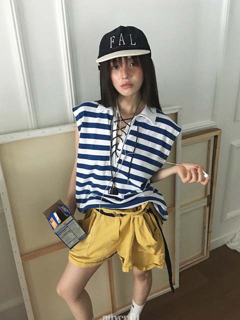PK Stripe Sleeveless PK Stripe Sleeveless
