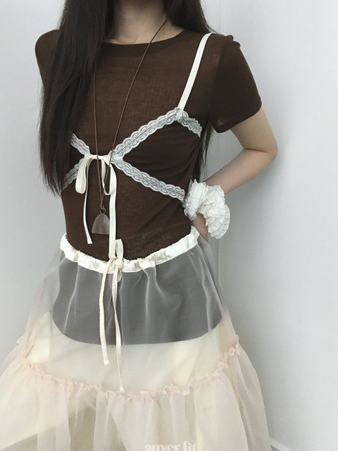 Sheer Bra Tee Sheer Bra Tee