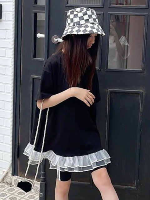 Organza Lace Boxy Tee (Adult) Organza Lace Boxy Tee (Adult)
