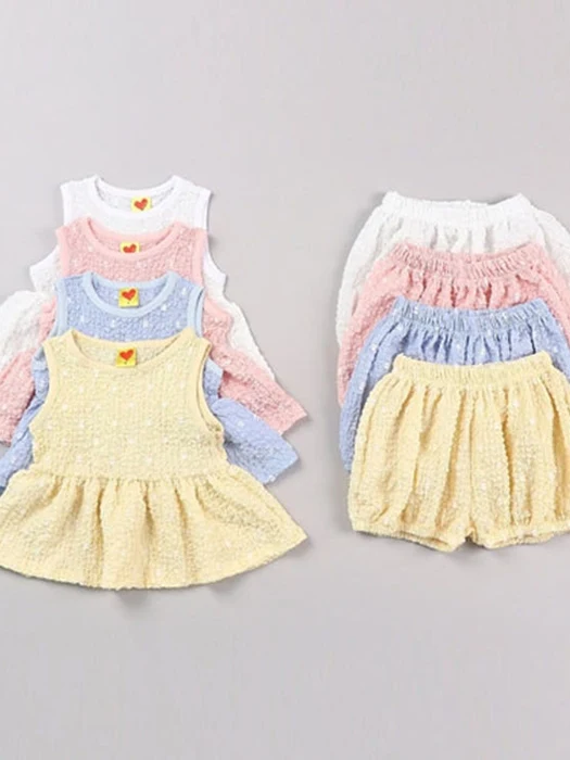 Popcorn Sleeveless Set Popcorn Sleeveless Set