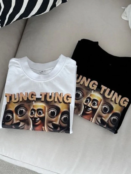 Tungtungtung Short Sleeve Tee (Wood Stick) Tungtungtung Short Sleeve Tee (Wood Stick)