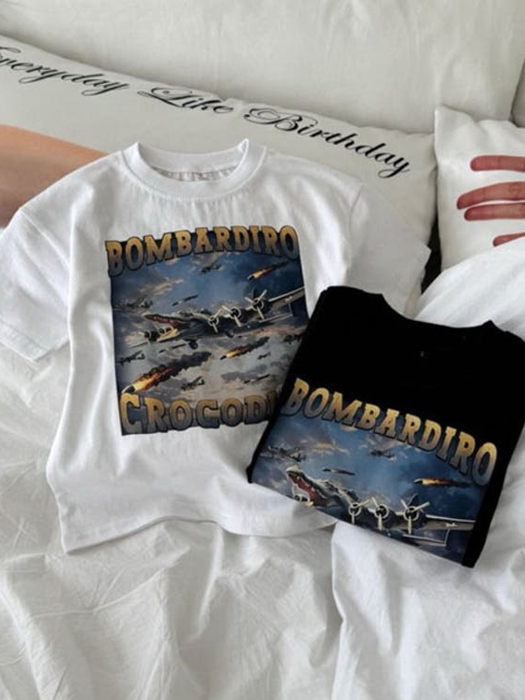 Bombardiro Short Sleeve Tee (Crocodile) Bombardiro Short Sleeve Tee (Crocodile)