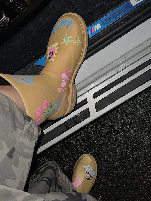 Tall Painting Rain Boots Tall Painting Rain Boots