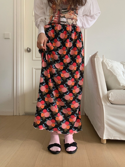 Rose Pleats Skirt Rose Pleats Skirt