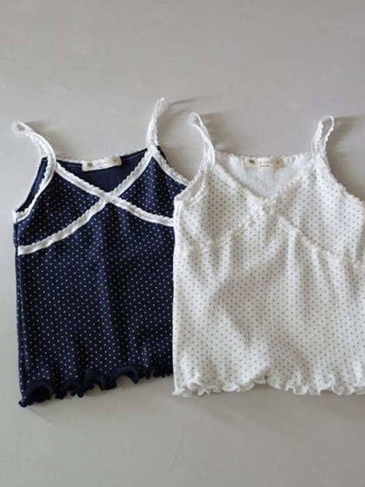 Dot Lace Sleeveless
