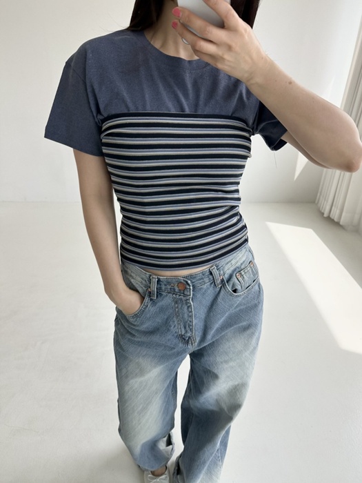 Striped Crop Top
