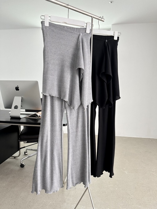 Layered Wrap Bootcut Set