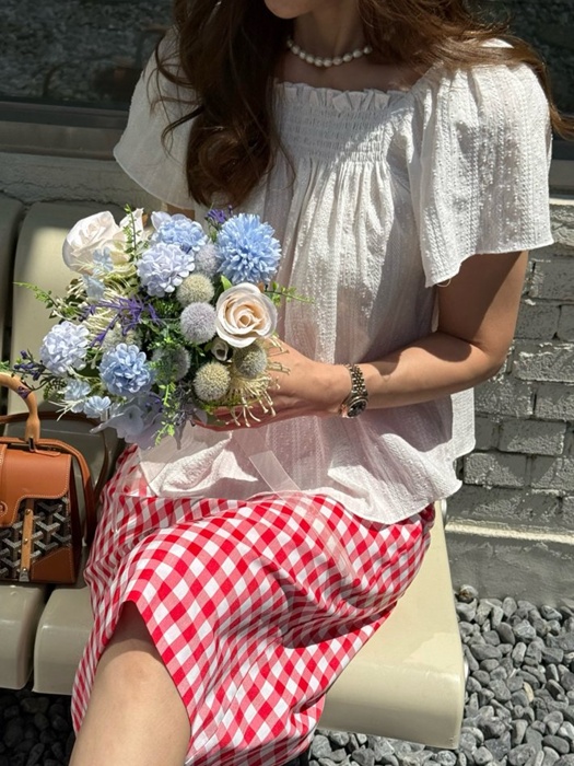 Hello Smocked Blouse