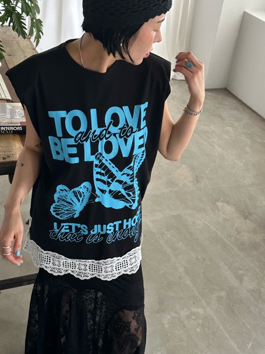 Butterfly Box Sleeveless Tee Butterfly Box Sleeveless Tee