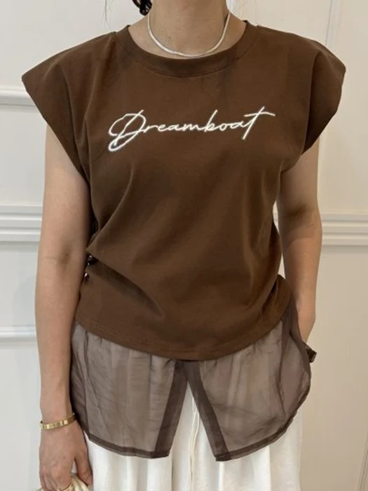 Sheer Lettering Tee Sheer Lettering Tee