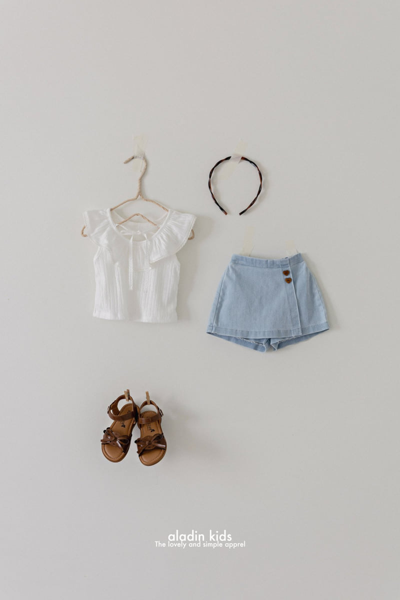 Aladin - Korean Baby Fashion - #babyboutique - Petit Collar Sleeveless - 12