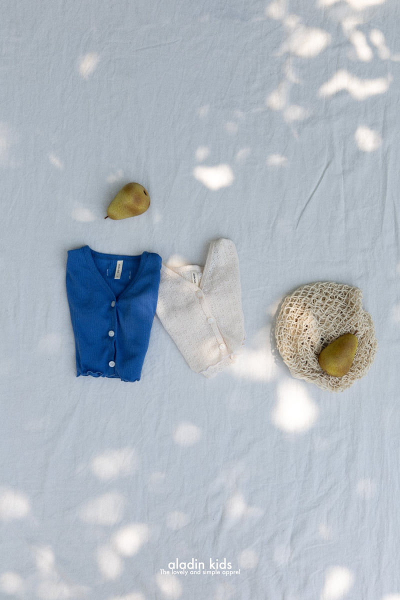 Aladin - Korean Baby Fashion - #babyfashion - Eyelet Cardigan