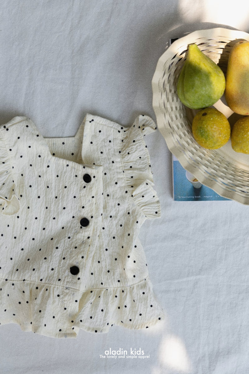 Aladin - Korean Baby Fashion - #babyfever - Square Wing Blouse - 6