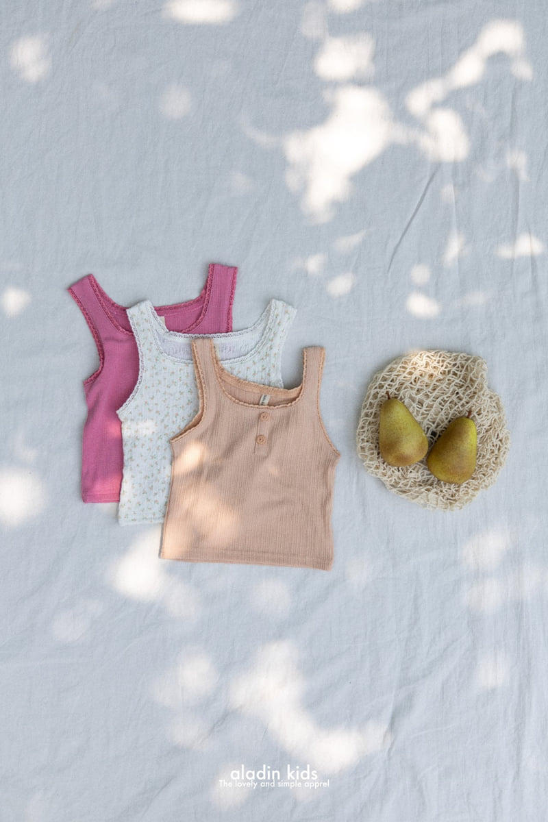 Aladin - Korean Baby Fashion - #babylifestyle - Vivid Lace Sleeveless