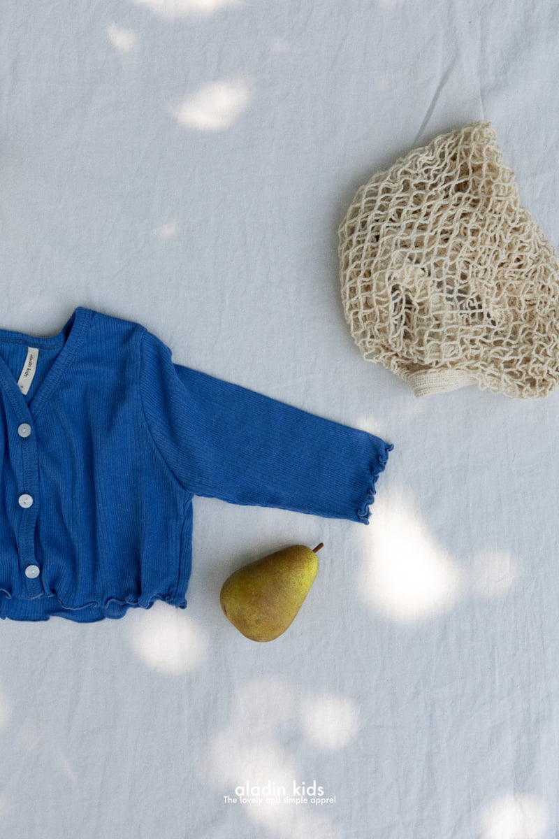 Aladin - Korean Baby Fashion - #babyootd - Eyelet Cardigan - 6