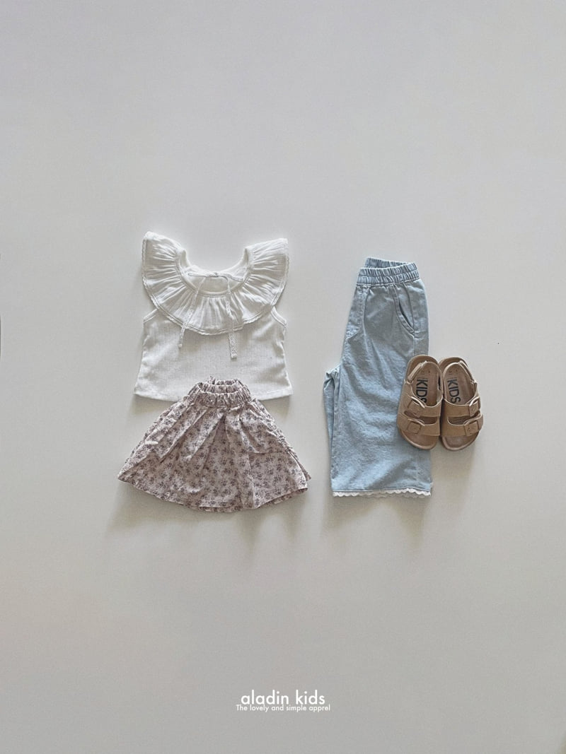 Aladin - Korean Baby Fashion - #babyoutfit - Petit Collar Sleeveless - 7