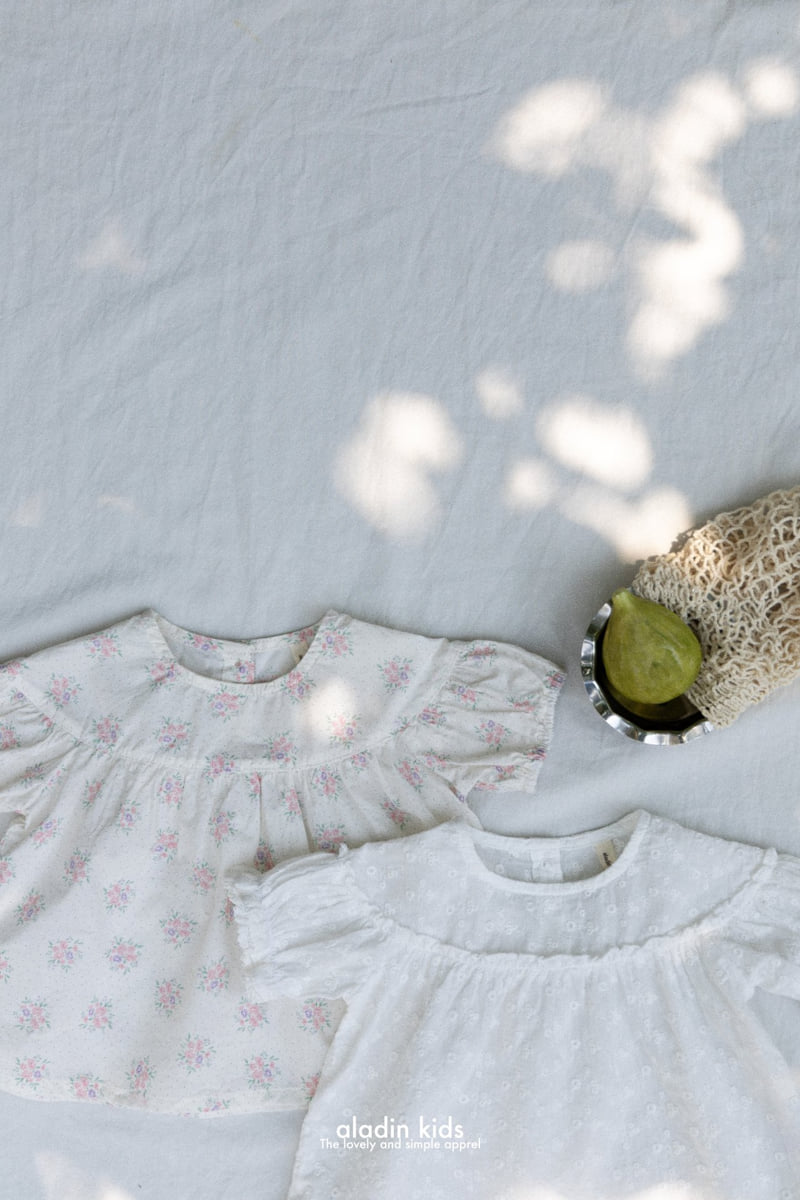 Aladin - Korean Baby Fashion - #babyoutfit - Signature Summer Yoke Blouse - 3