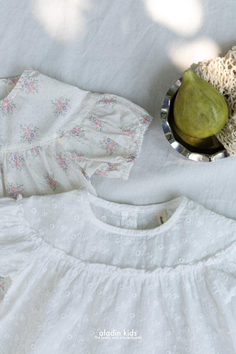 Aladin - Korean Baby Fashion - #babyoutfit - Signature Summer Yoke Blouse - 4