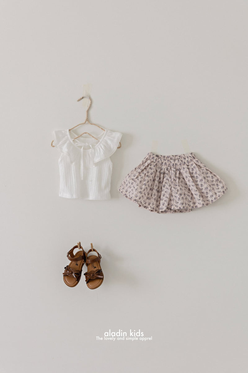 Aladin - Korean Baby Fashion - #onlinebabyboutique - Petit Collar Sleeveless - 9