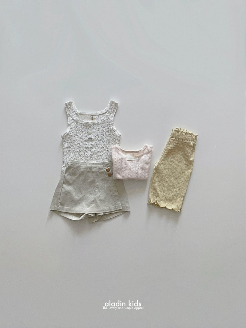 Aladin - Korean Baby Fashion - #onlinebabyboutique - Vivid Lace Sleeveless - 7