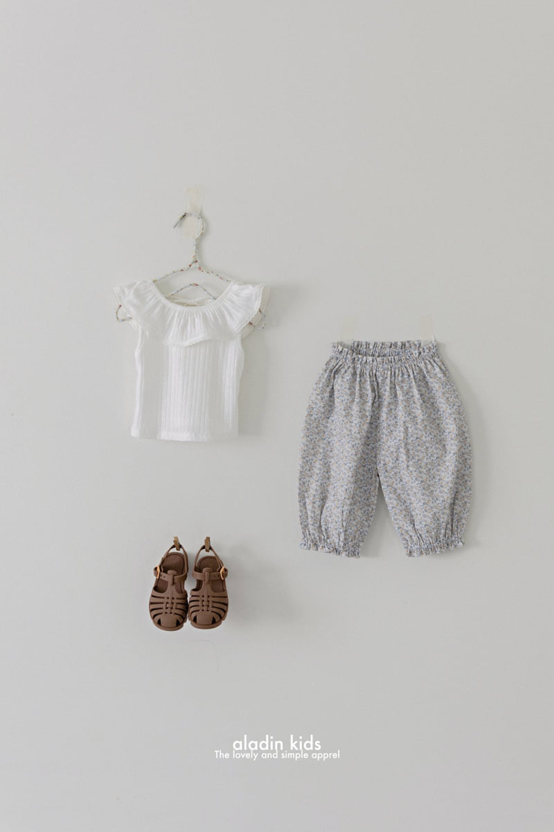 Aladin - Korean Baby Fashion - #onlinebabyshop - Petit Collar Sleeveless - 10