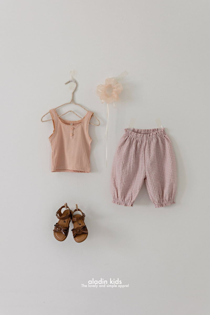 Aladin - Korean Baby Fashion - #onlinebabyshop - Vivid Lace Sleeveless - 8