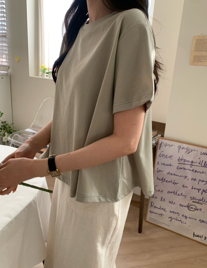 Allu - Korean Women Fashion - #momslook - Jane Hull Tee - 12