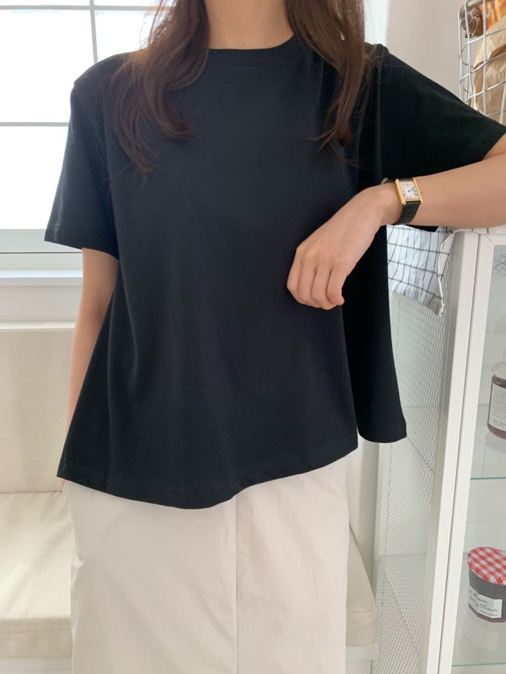 Allu - Korean Women Fashion - #momslook - Jane Hull Tee - 2