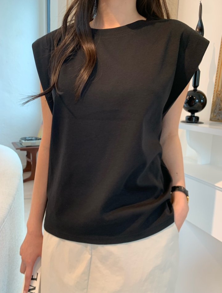Allu - Korean Women Fashion - #momslook - Vera Sleeveless Tee - 10