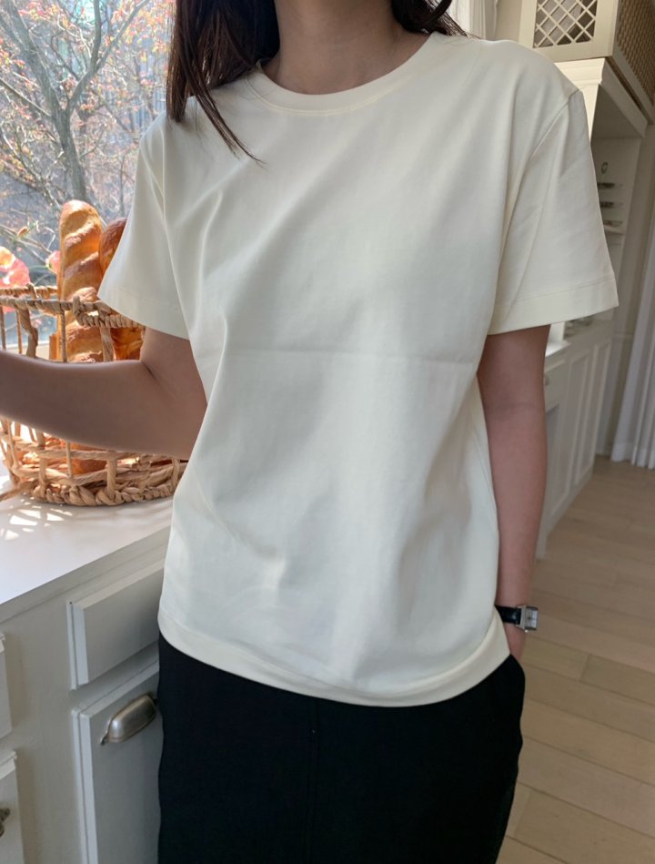 Allu - Korean Women Fashion - #momslook - Regular Span Tee - 10