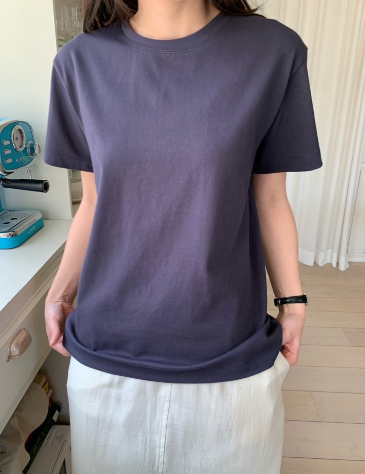Allu - Korean Women Fashion - #womensfashion - Regular Span Tee - 4