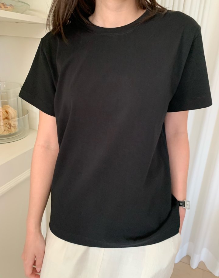 Allu - Korean Women Fashion - #momslook - Regular Span Tee - 6