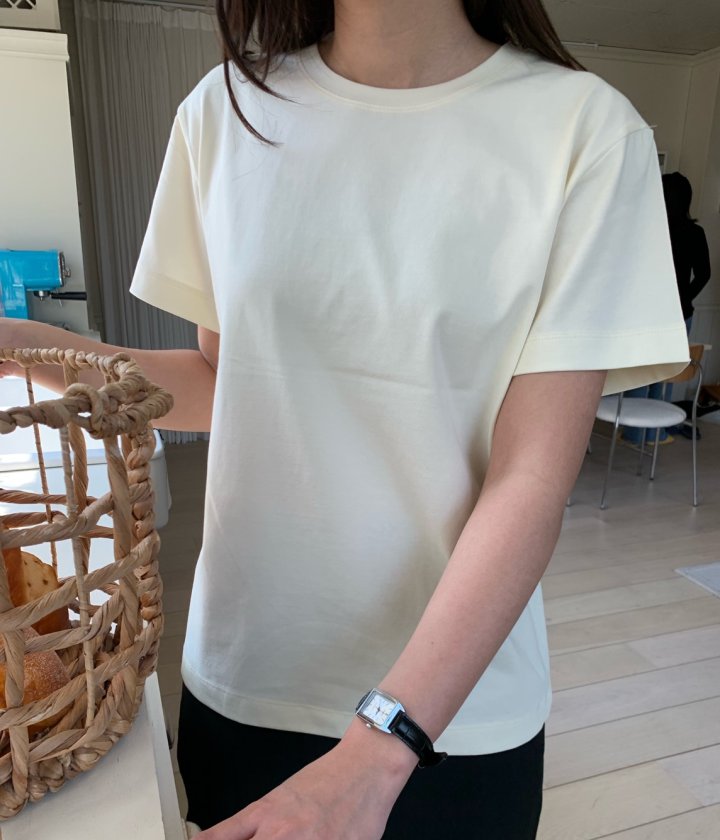 Allu - Korean Women Fashion - #momslook - Regular Span Tee - 9