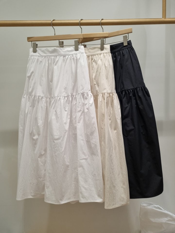 Allu - Korean Women Fashion - #momslook - Cotton Shirring Skirt - 7