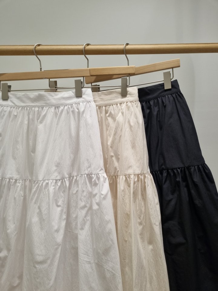 Allu - Korean Women Fashion - #momslook - Cotton Shirring Skirt - 8