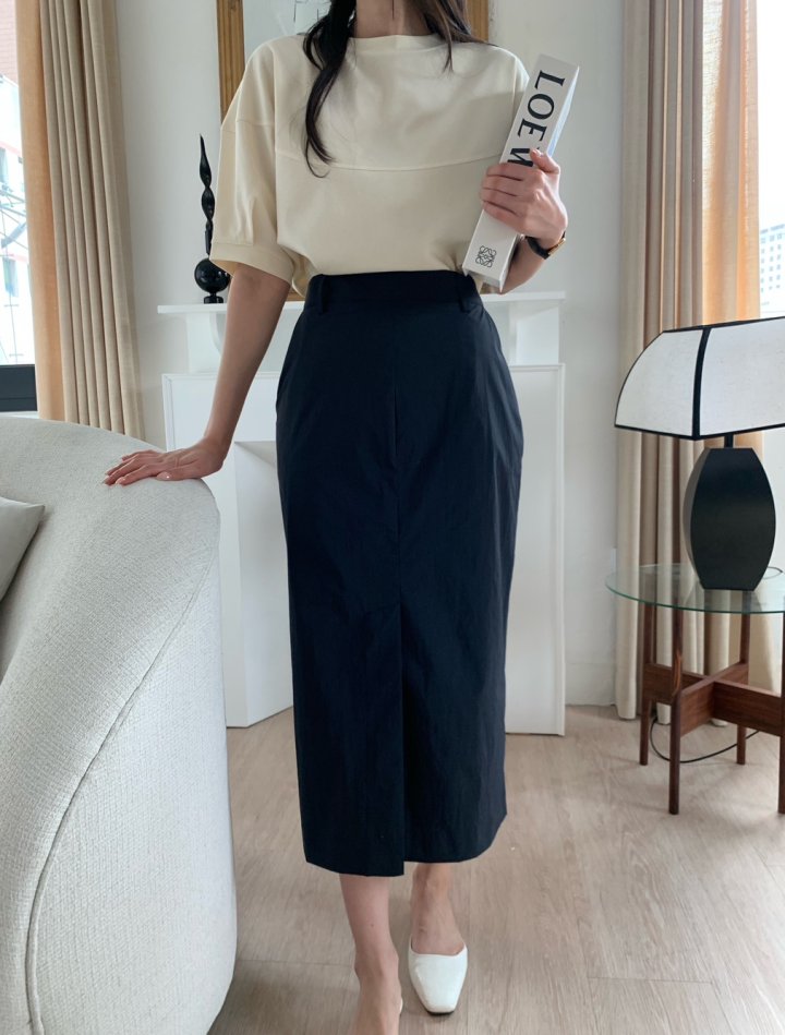 Allu - Korean Women Fashion - #momslook - Basrak Span Skirt - 10