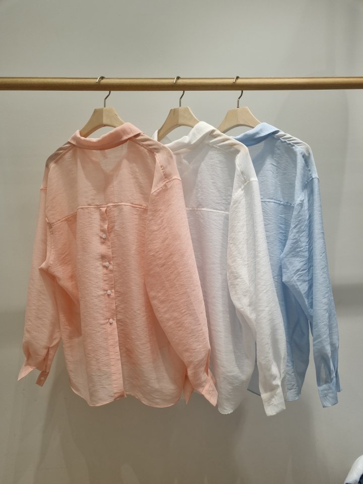 Allu - Korean Women Fashion - #momslook - Shy Back Button Shirt - 3