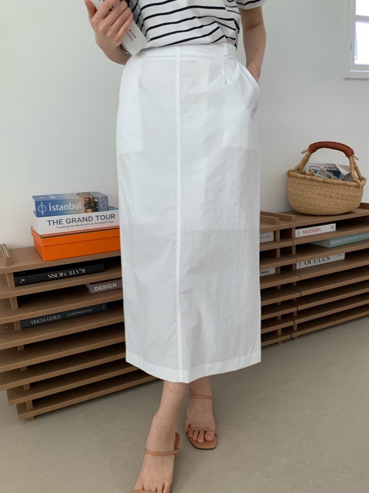 Allu - Korean Women Fashion - #momslook - Long Span H Skirt - 6