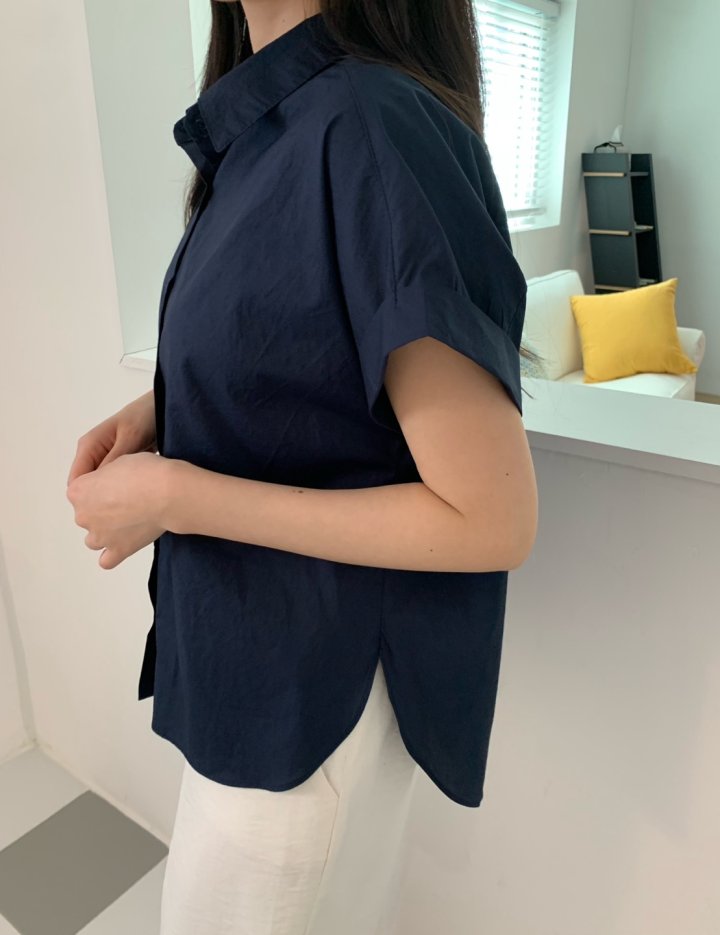 Allu - Korean Women Fashion - #momslook - Roll-Up Shirt - 2