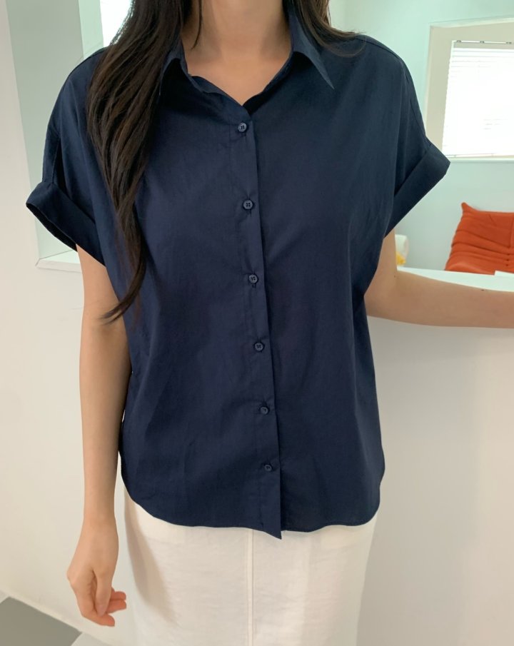 Allu - Korean Women Fashion - #womensfashion - Roll-Up Shirt - 4