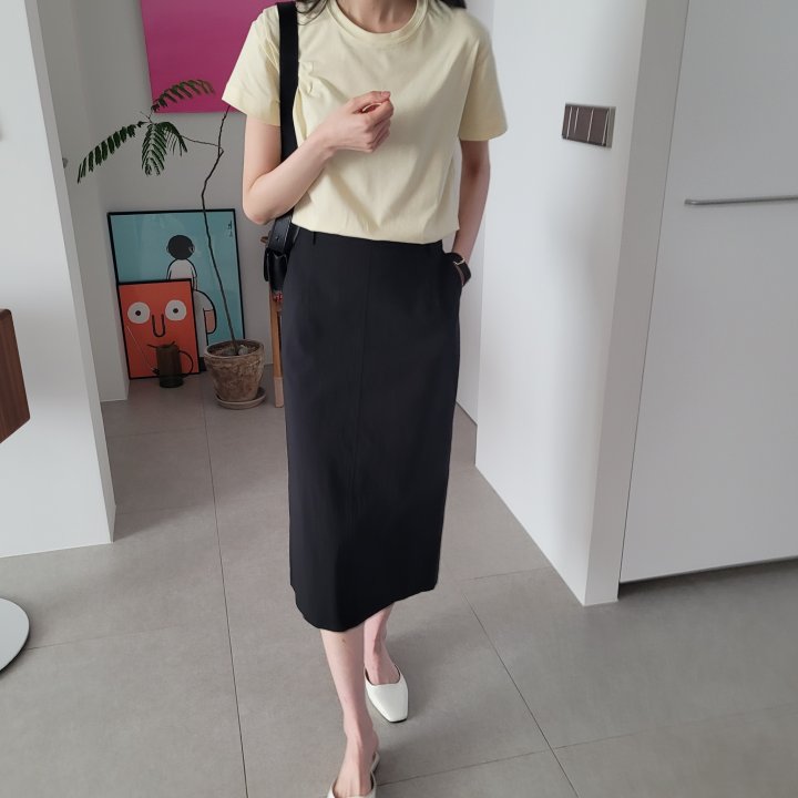 Allu - Korean Women Fashion - #pursuepretty - CN Span Skirt - 6