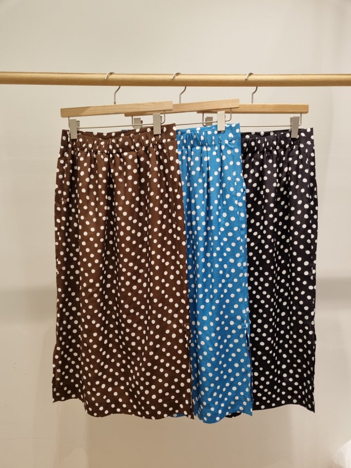 Allu - Korean Women Fashion - #pursuepretty - Dot Side Slit Skirt - 5