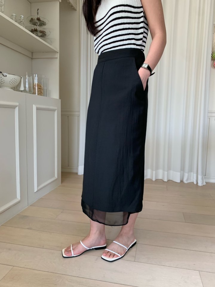 Allu - Korean Women Fashion - #vintagekidsstyle - Layered Skirt - 4