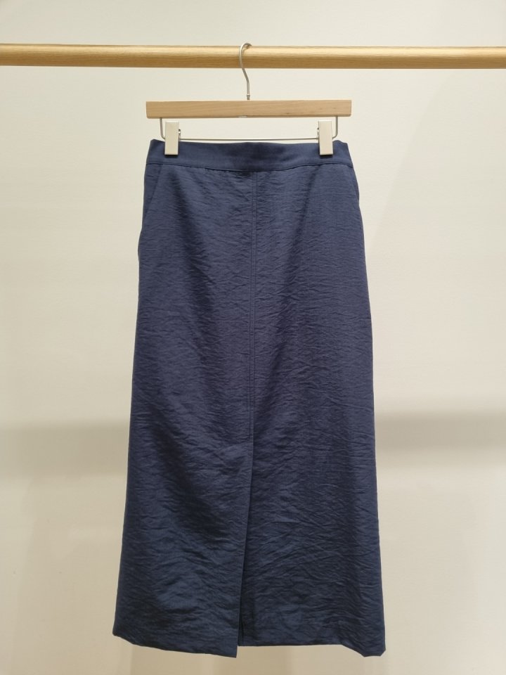 Allu - Korean Women Fashion - #shopsmall - Washed Front Slit Skirt - 5