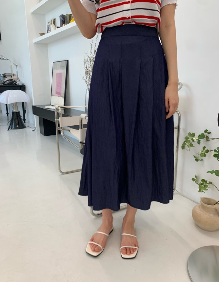 Allu - Korean Women Fashion - #shopsmall - Summer Denim Hull Skirt - 11