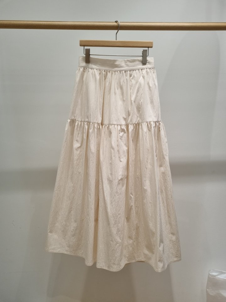 Allu - Korean Women Fashion - #vintageinspired - Cotton Shirring Skirt - 10