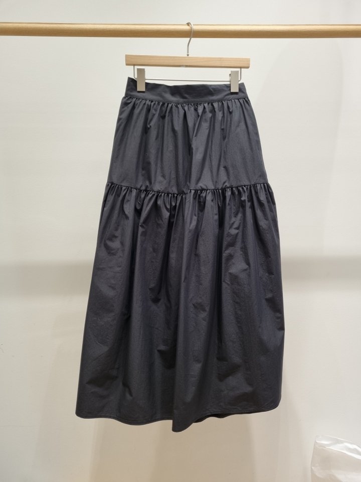 Allu - Korean Women Fashion - #vintagekidsstyle - Cotton Shirring Skirt - 11