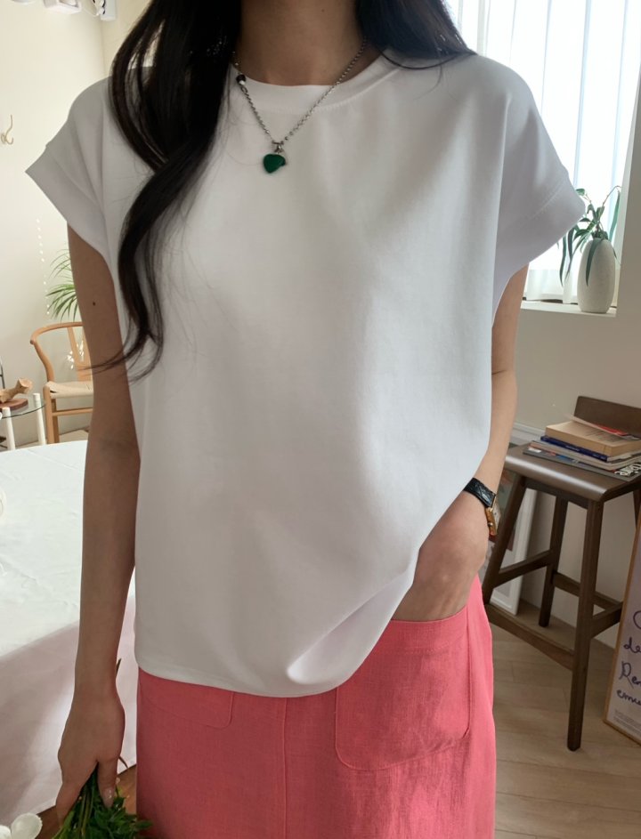 Allu - Korean Women Fashion - #womensfashion - Map Drop Sleeveless - 8