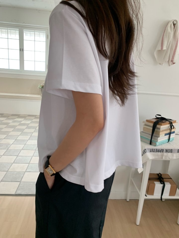 Allu - Korean Women Fashion - #womensfashion - Jane Hull Tee - 6