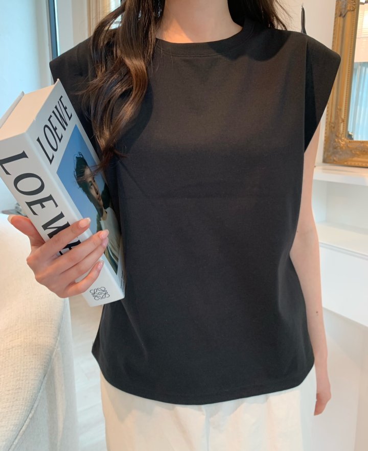 Allu - Korean Women Fashion - #womensfashion - Vera Sleeveless Tee - 7